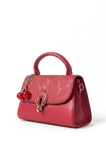 The Cherry Charm Red Satchel