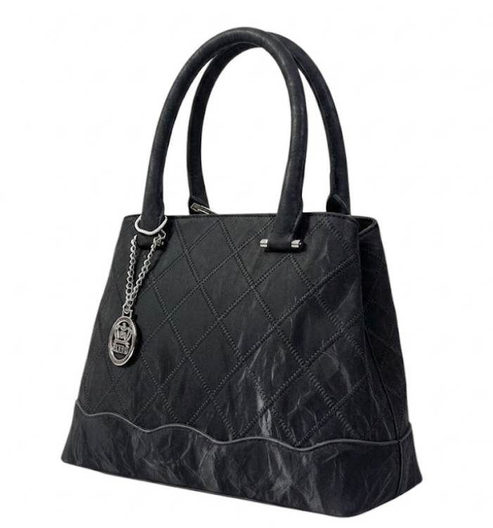 Quilted Top Handle Handbag for Women