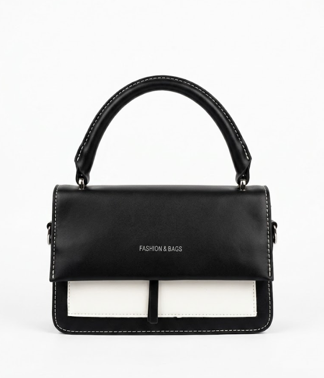 Pastel Color-Block Satchel