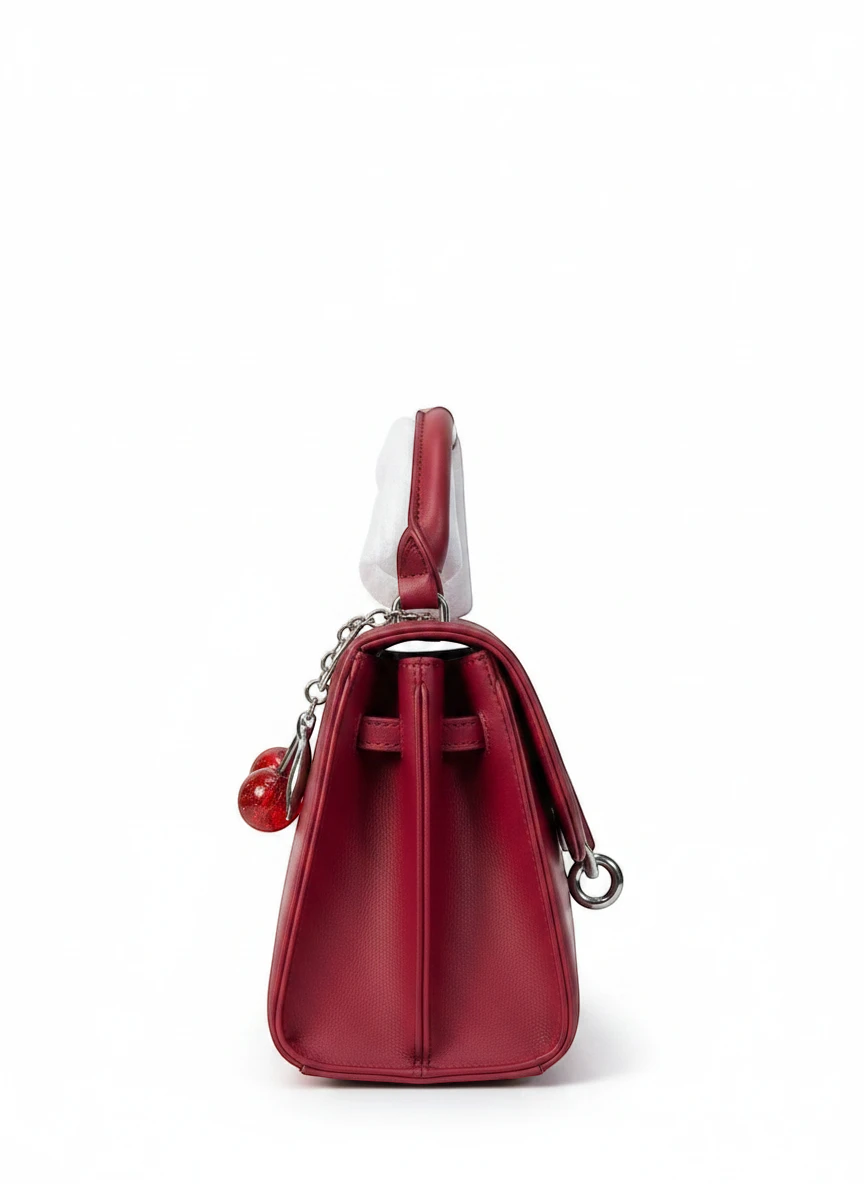 The Cherry Charm Red Satchel