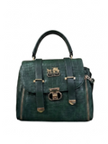 COACH Structured Top Handle Satchel Handbag